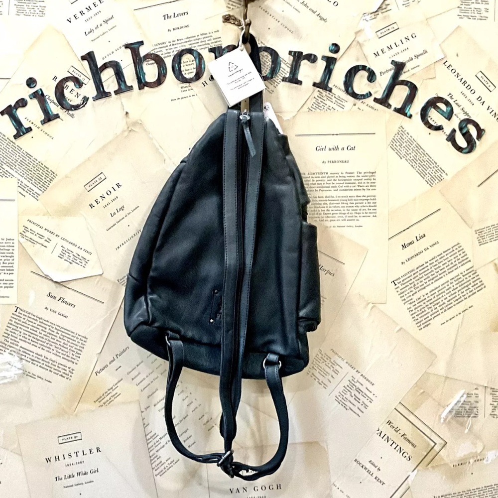 Free People We The Free Sparrow Convertible Sling Bag Shadow Carbon Gray - Picture 6 of 11